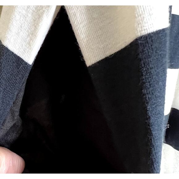 Knot Sisters Logan Braided Waist Jersey Maxi Dress Women Small Striped Nautical - Picture 11 of 14